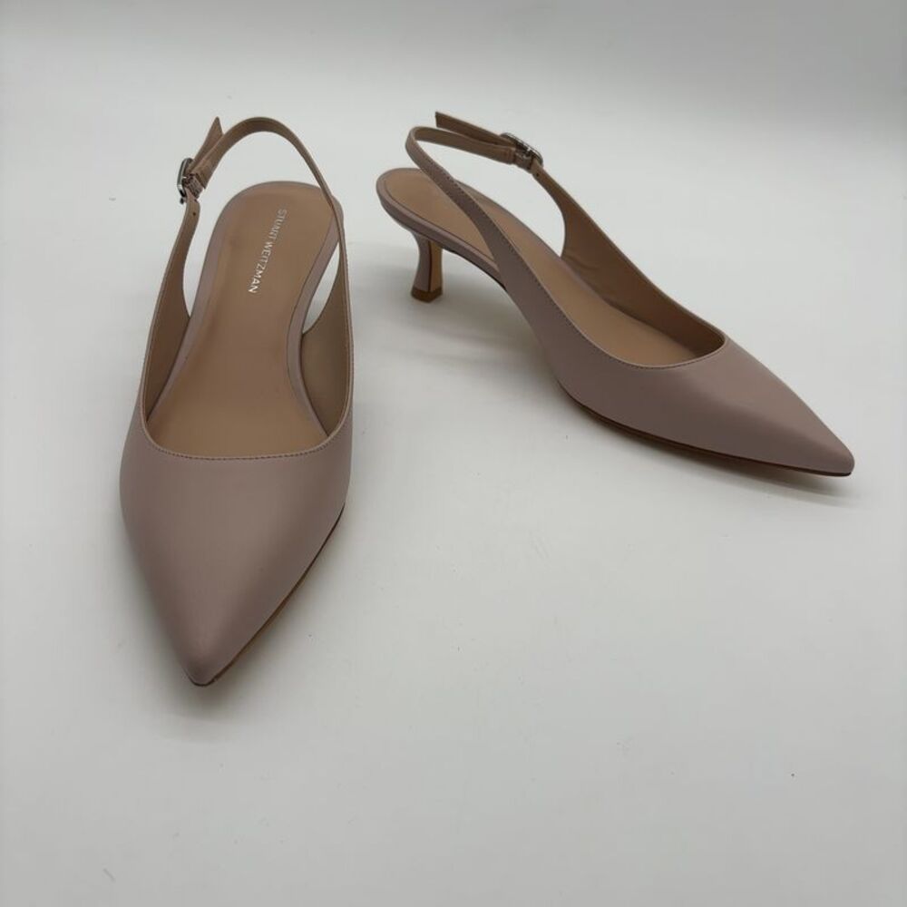 Stuart Weitzman Leather Slingback Pump